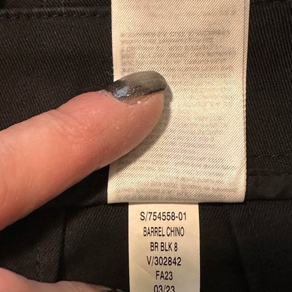 Banana Republic Wide Leg Black Cropped Pants - Picture 6 of 14